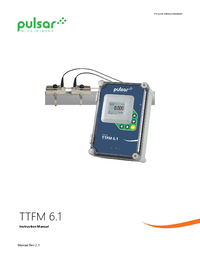 Thumbnail of document Manual - TTFM 6.1 Transit Time Flowmeter